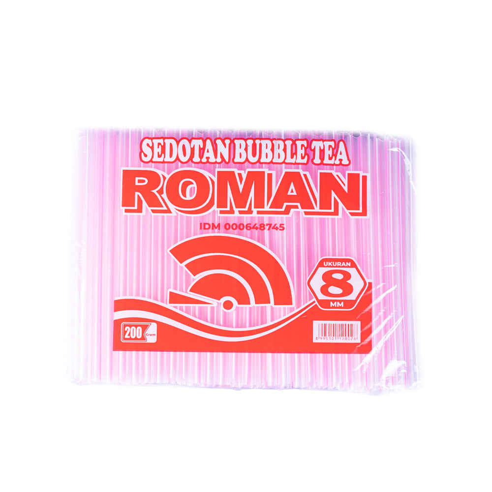 Sedotan Bubble Tea Roman